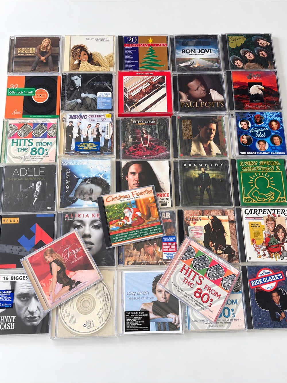 CDs lot of 33 total CDs, all either new, good and fair cond. nice mix of music